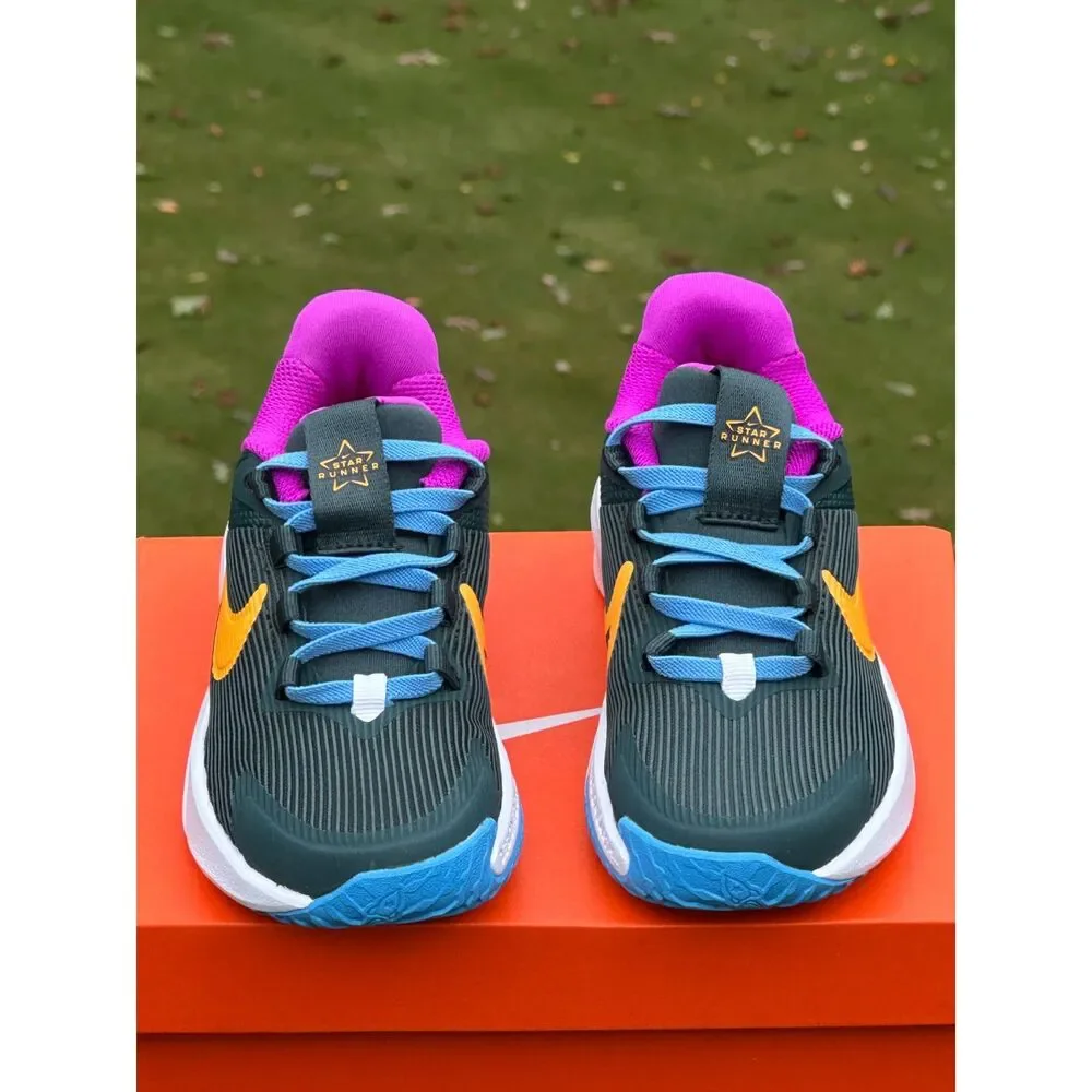 NEW Nike Little Kid Unisex Star Runner 4 Casual Sneaker - Size Youth 11C 11K